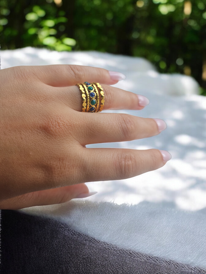 Daisy | Bague en acier inoxydable